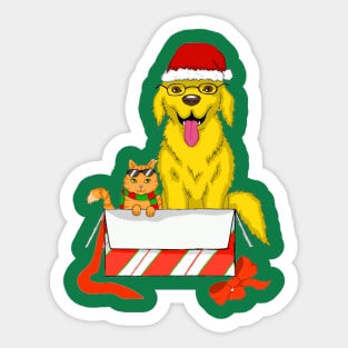 Christmas pets Sticker